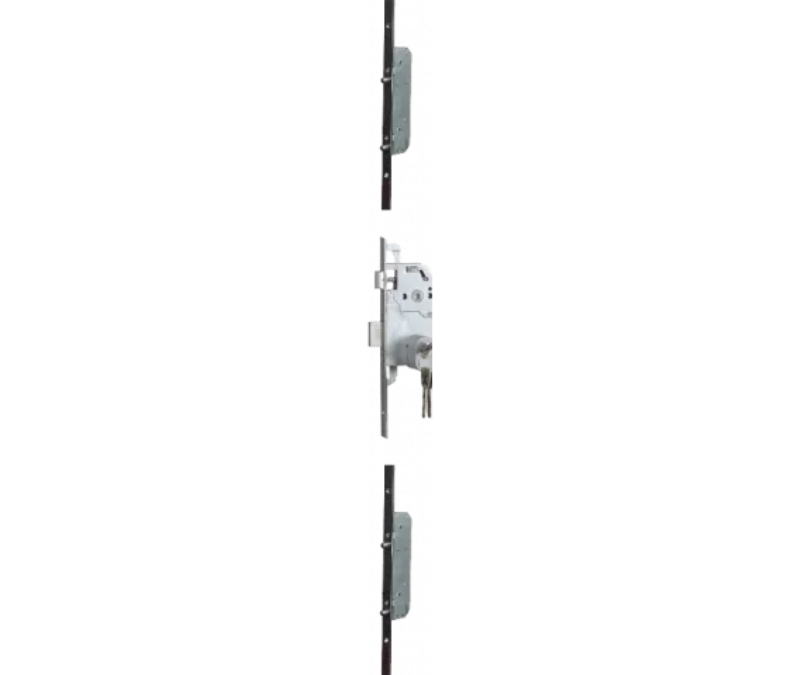 Serrure 3 points Bricard 8162 Evolution pênes ronds 1700x18mm