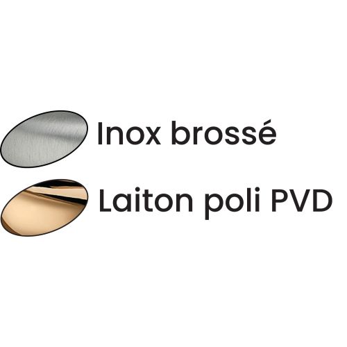 Poignée magnétique petit modèle palière SALOME inox PVD Héraclès D-805MPPM OT – Image 13