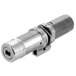 Cylindre rond double entrée F3D monobloc pour remplacement A2P chromé - FICHET