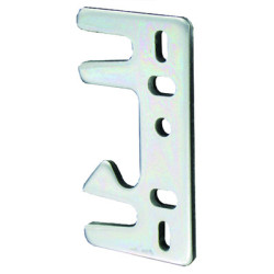 Gâche plate pour serrure de porte de garage EA grise - TIRARD & BURGAUD