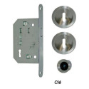 Kit serrure à encastrer monopoint coulissant clé L rosace ronde - EUROWALE
