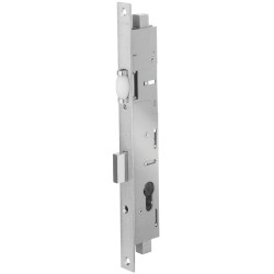 Serrure à encastrer 3 points à rouleau clé i série 2274 têtière plate 24 mm - STREMLER