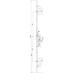 Serrure à encastrer 3 points A2P 5000 SGN2 - VACHETTE ASSA ABLOY - Image 2