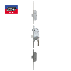 Serrure à encastrer 3 points axe 50 pêne dormant demi-tour clé i A2P 8162 - BRICARD