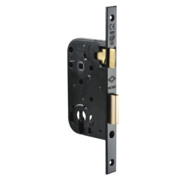 Serrure à encastrer monopoint axe 50 pêne dormant demi-tour clé i MULTIBAT bouts carrés- JPM