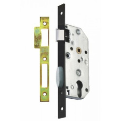 Serrure à encastrer monopoint axe 50 pêne dormant demi-tour D455 bouts carrés - VACHETTE ASSA ABLOY