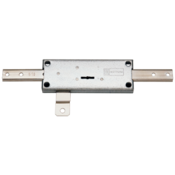 Serrure applique 3 points horizontale clé double panneton porte de garage - MOTTURA