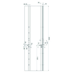 Serrure applique 4 points latéraux carénée grande hauteur A2P EXCLUSIVE - VACHETTE ASSA ABLOY - Image 2