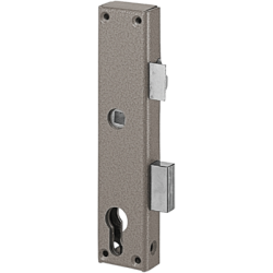 Serrure applique monopoint verticale à fouillot cylindre européen 11-40 - METALUX