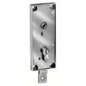 Serrure applique monopoint verticale à fouillot porte de garage basculante 6565 - PREFER