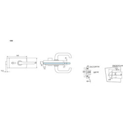 Serrure de milieu à déport LAGUNE 4360/4380 - STREMLER ASSA ABLOY GLASS – Image 4